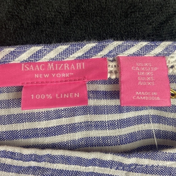 Isaac Mizrahi for Target 100% Linen Oversized Striped Nautical Dress - Picture 10 of 10